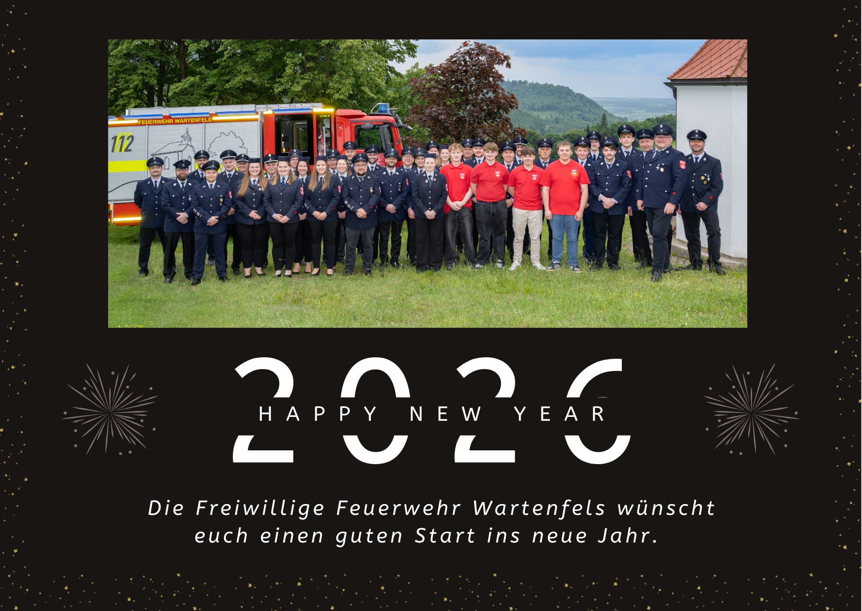 Wir wünschen einen guten Rutsch ins Jahr 2026