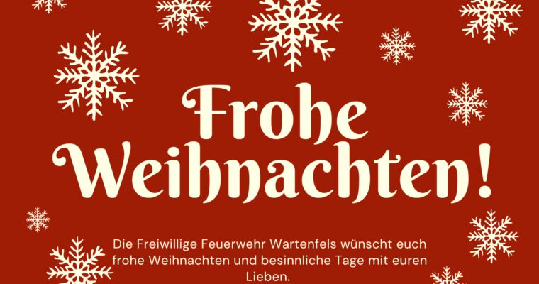 Frohe Weihnachten